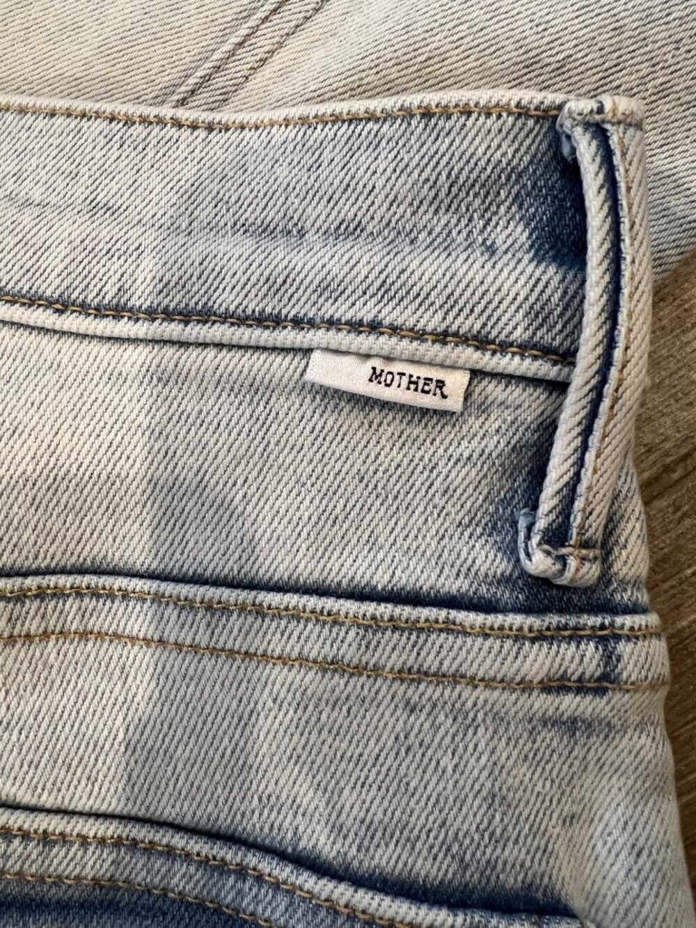 MOTHER The Swiss Army Desperado Heel Glamour Shot Jeans SIZE 27 - Picture 10 of 12